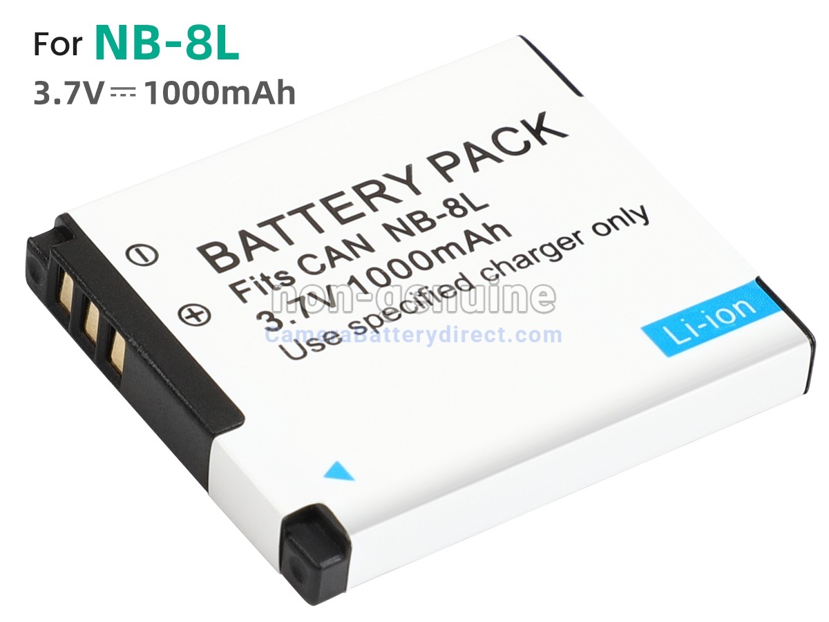 Rechargeable Battery for Canon POWERSHOT A3100 IS