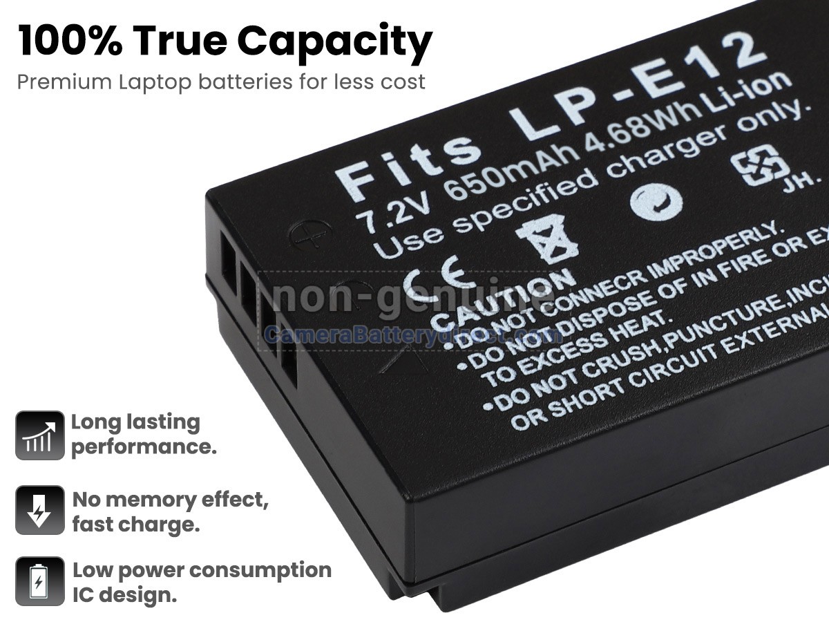 Rechargeable Battery for Canon EOS M50
