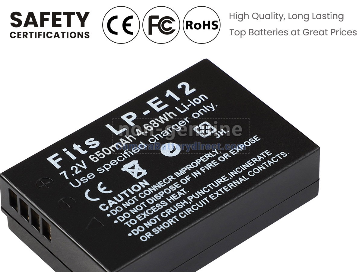 Rechargeable Battery for Canon EOS M50