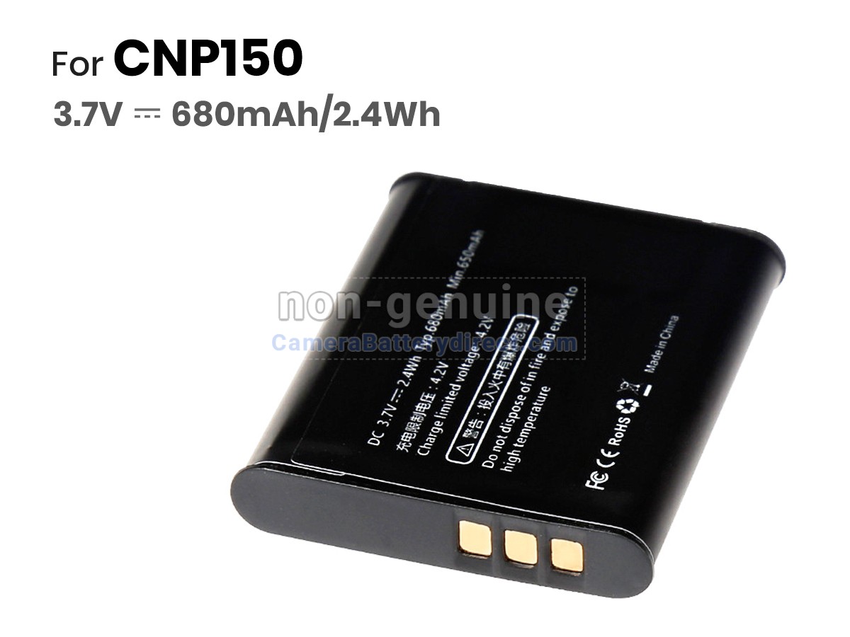Rechargeable Battery for Casio EXILIM EX-TR10