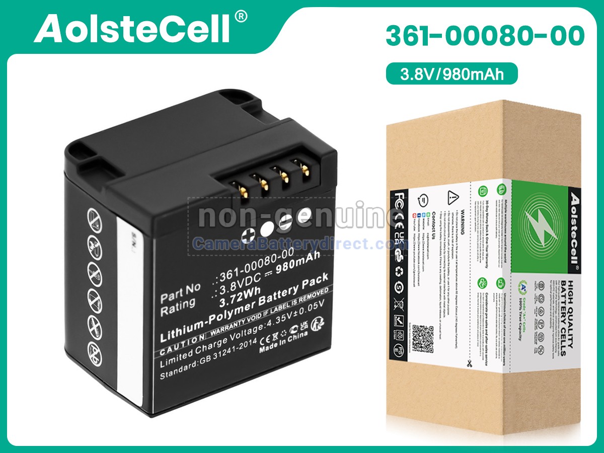 Rechargeable Battery for Garmin VIRB X COMPACT