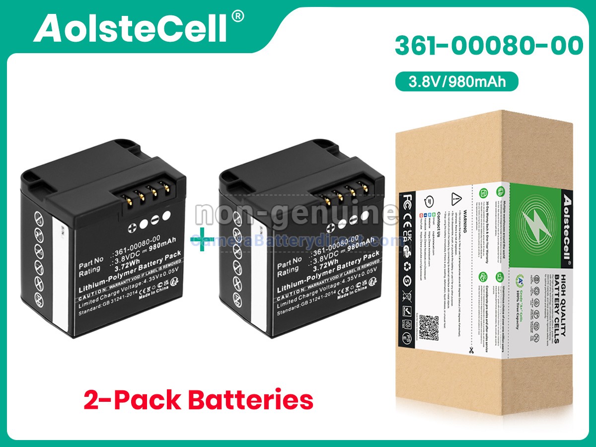 Rechargeable Battery for Garmin VIRB X COMPACT