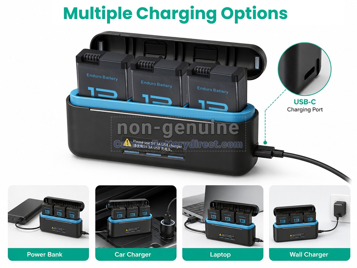 Rechargeable Battery for GoPro HERO13