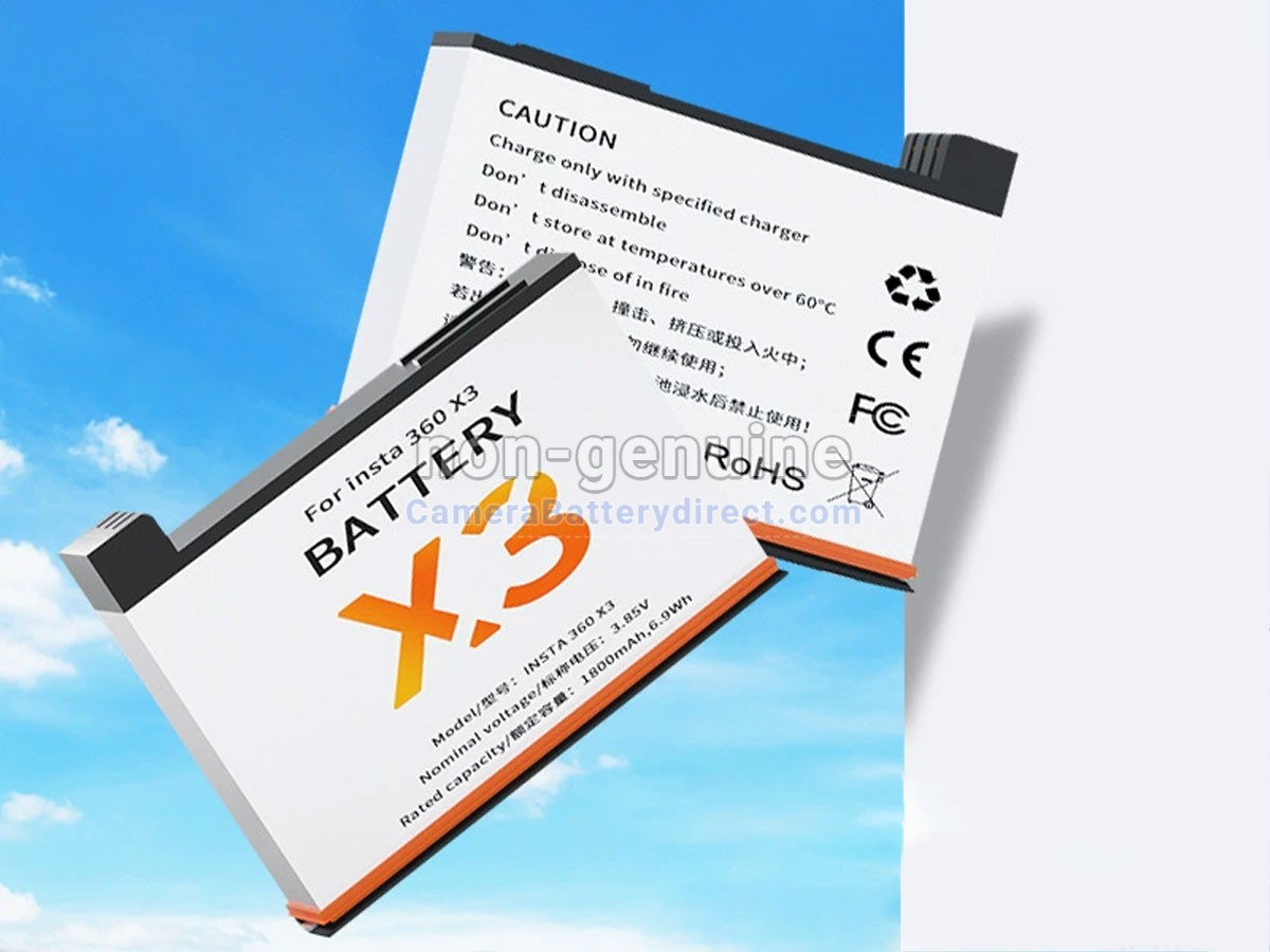 Rechargeable Battery for Insta360 CINAQBT/A