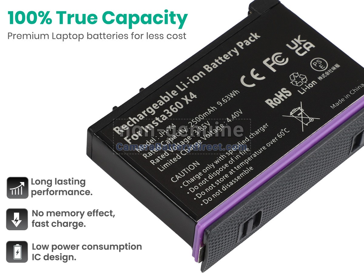 Rechargeable Battery for Insta360 CINSBBMA