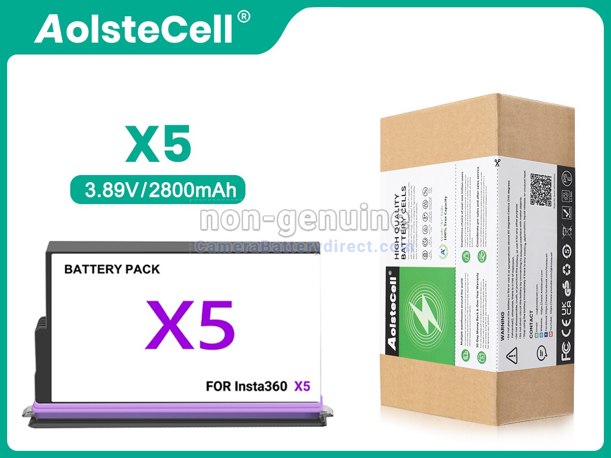 Rechargeable Battery for Insta360 JH-X5