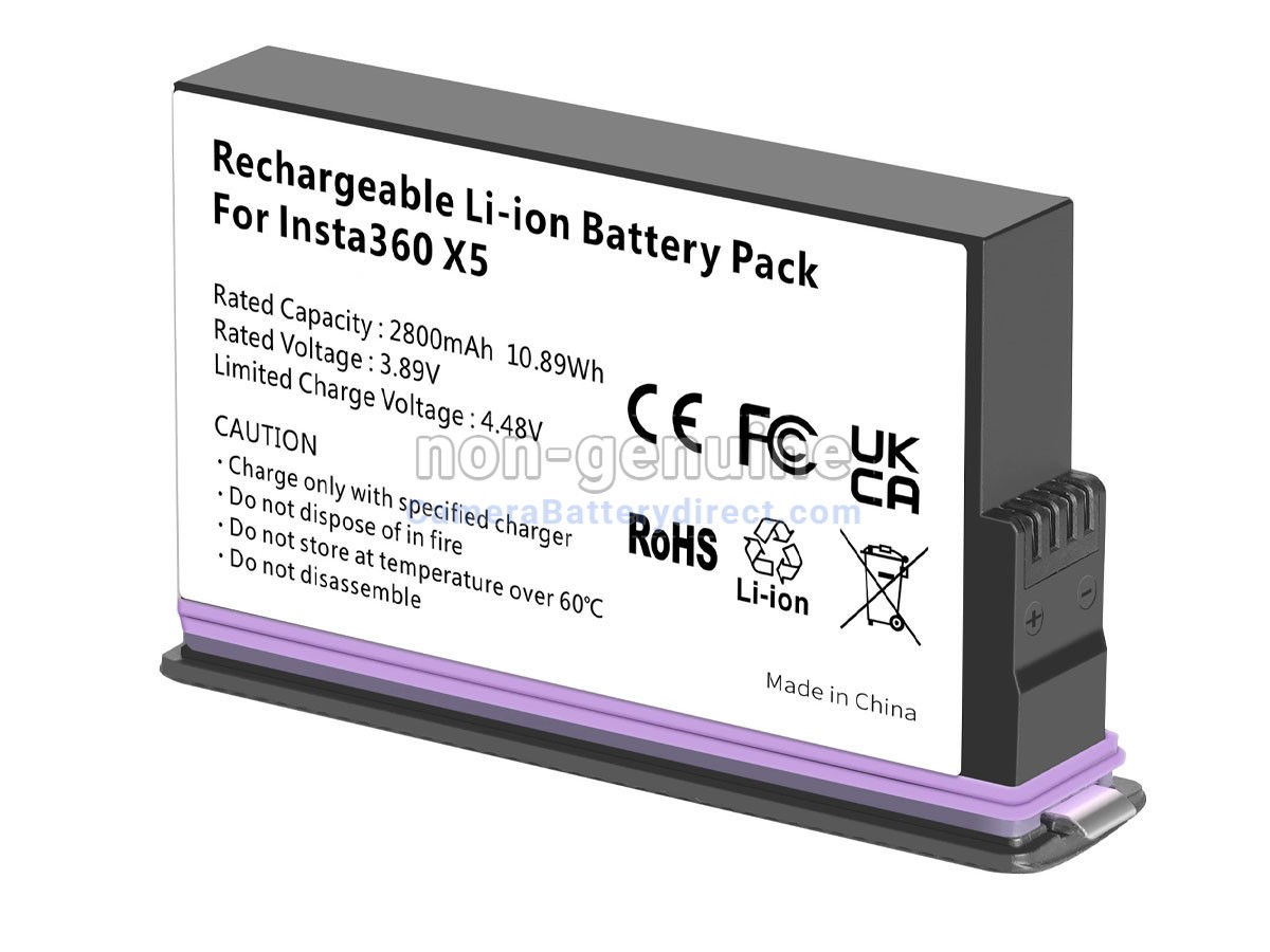 Rechargeable Battery for Insta360 JH-X5
