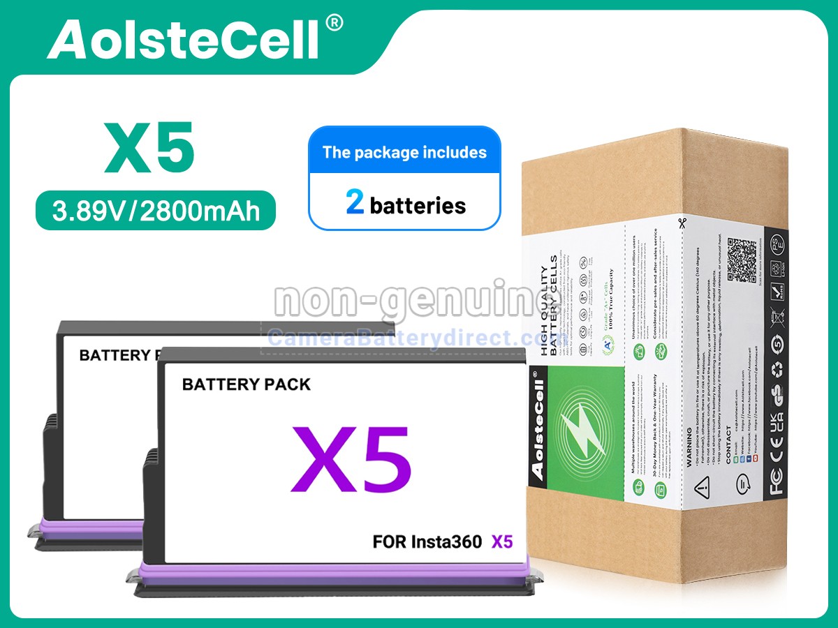 Rechargeable Battery for Insta360 JH-X5