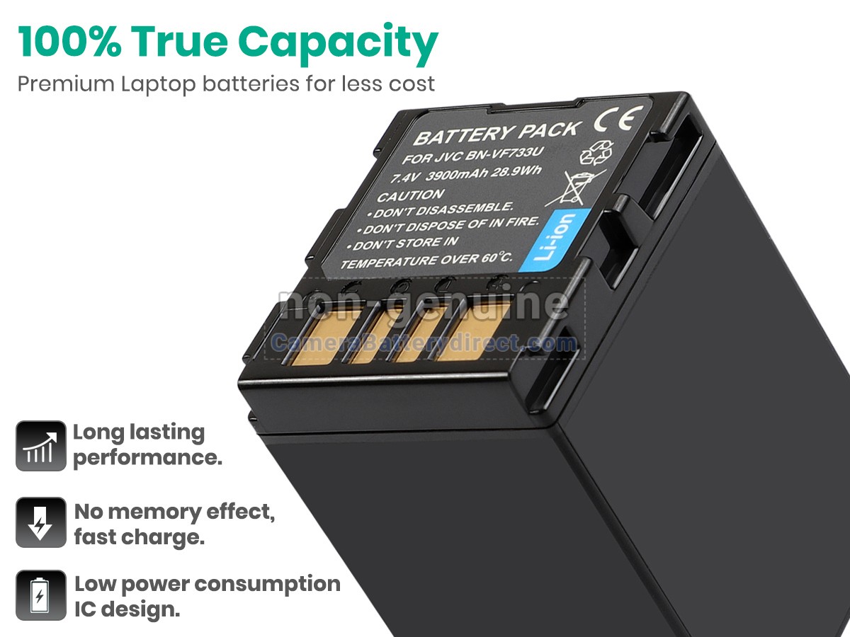 Rechargeable Battery for JVC GR-DF550US