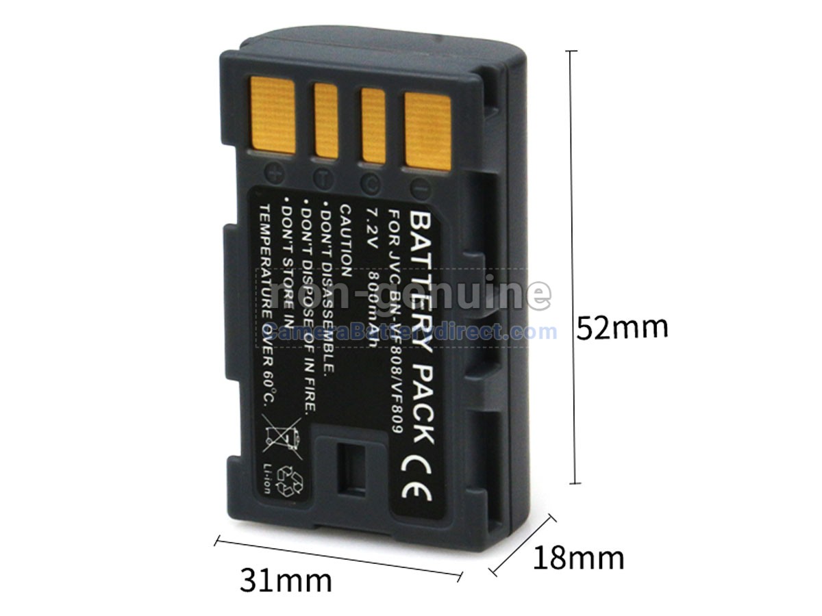 Rechargeable Battery for JVC 130AC