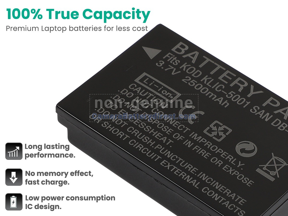 Rechargeable Battery for Kodak DX7440