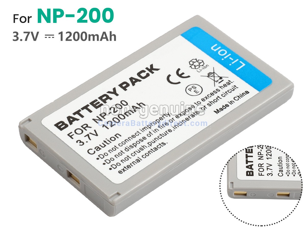 Rechargeable Battery for Minolta DIMAGE XT