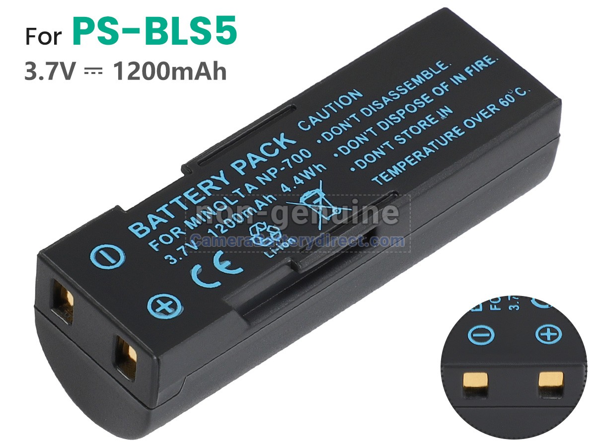 Rechargeable Battery for Minolta DIMAGE X50