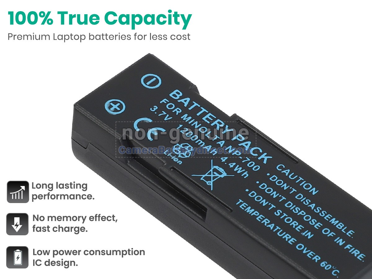 Rechargeable Battery for Minolta DIMAGE X50