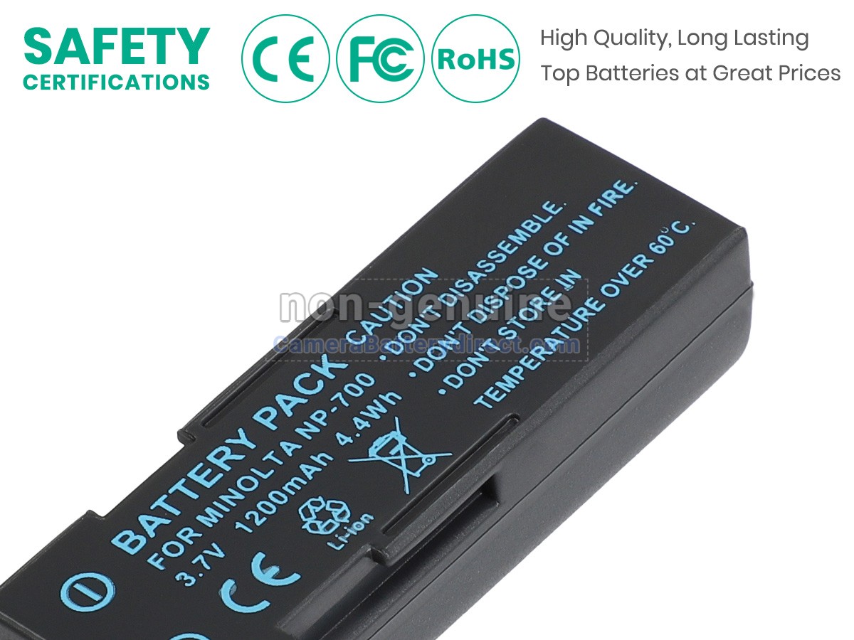 Rechargeable Battery for Minolta DIMAGE X50