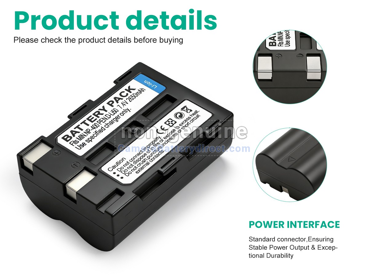 Rechargeable Battery for Minolta DIMAGE A2