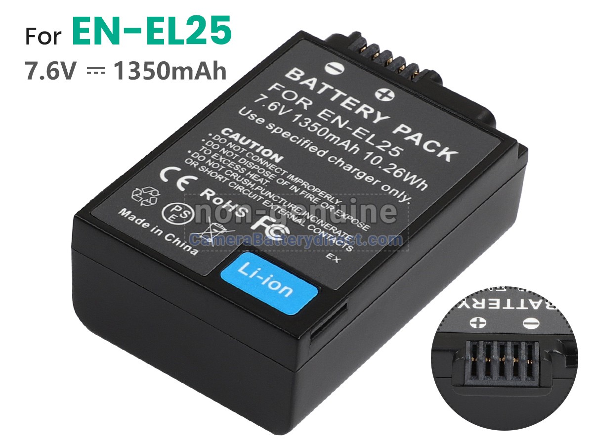 Rechargeable Battery for Nikon ZFC