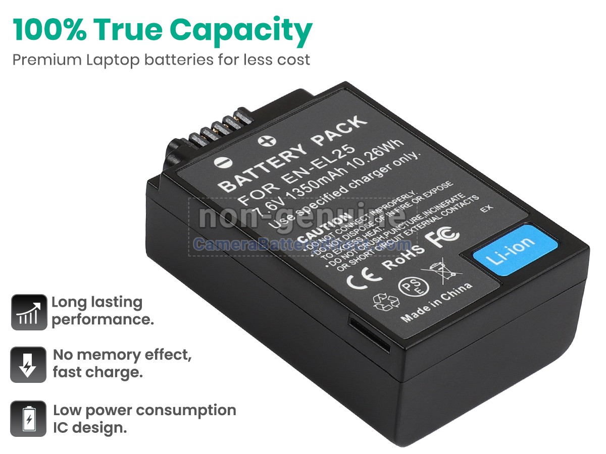 Rechargeable Battery for Nikon ZFC