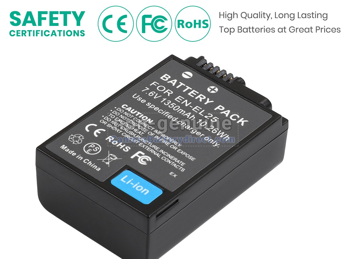 Rechargeable Battery for Nikon ZFC