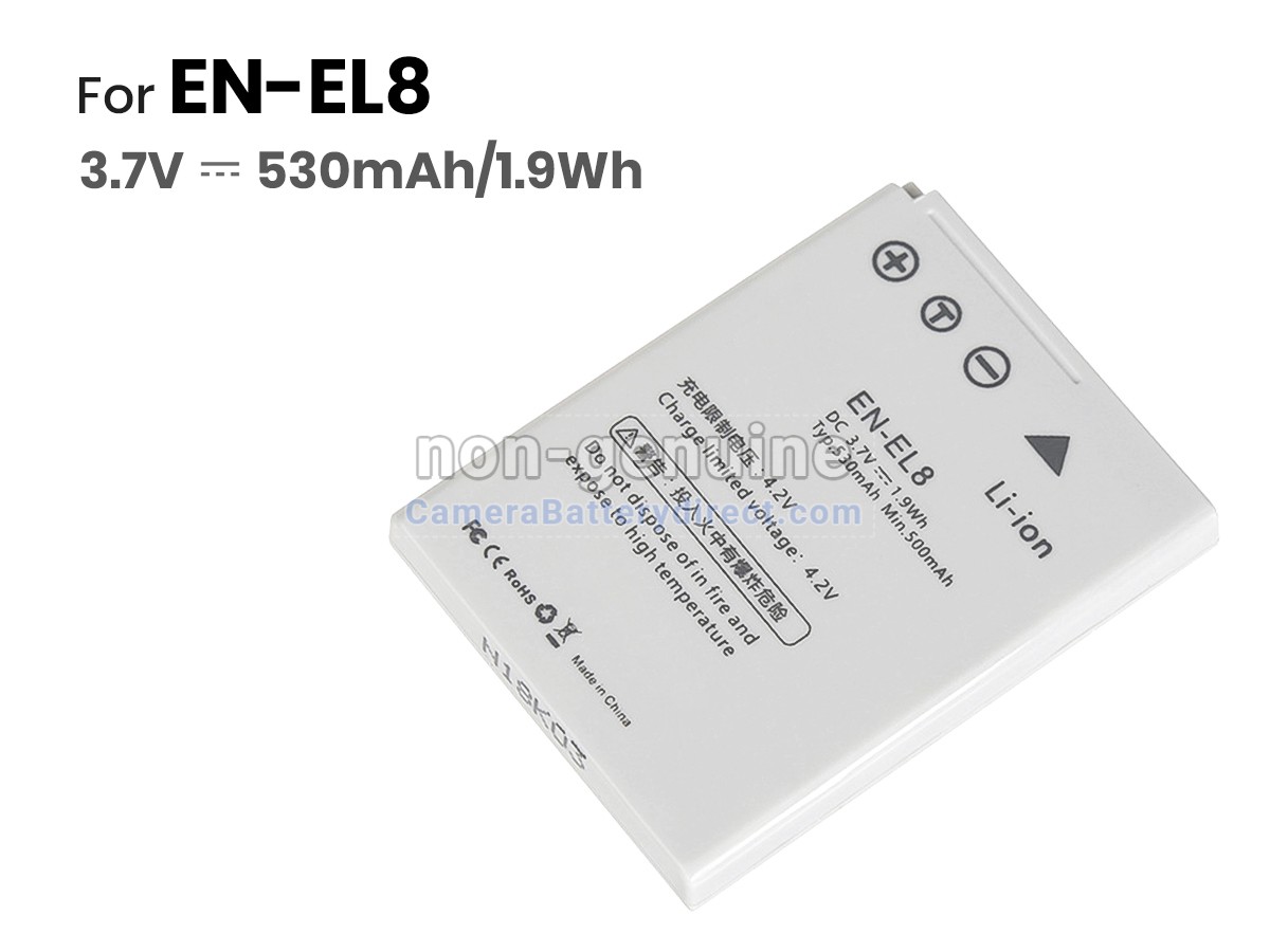 Rechargeable Battery for Nikon COOLPIX S8
