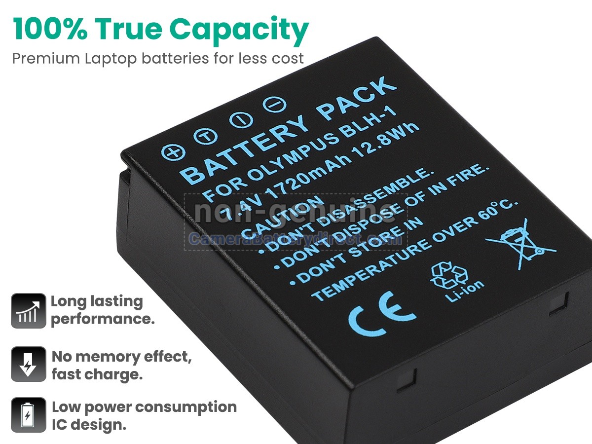 Rechargeable Battery for Olympus OM-D E-M1M3
