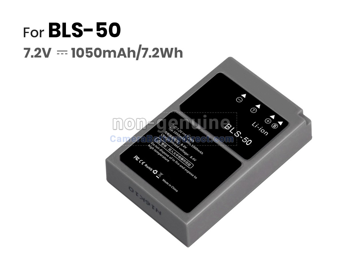 Rechargeable Battery for Olympus BLS-5