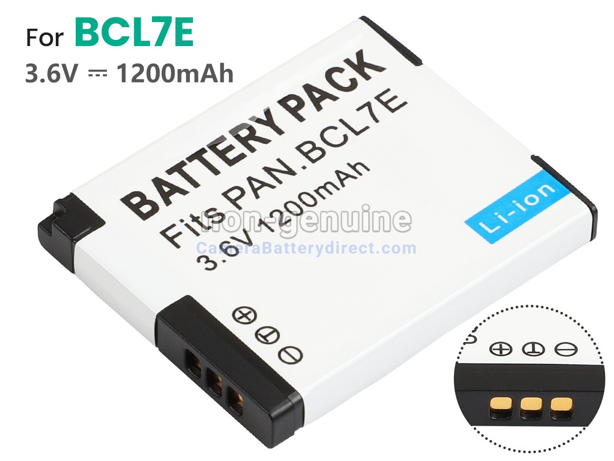 Rechargeable Battery for Panasonic DMW-BCL7E