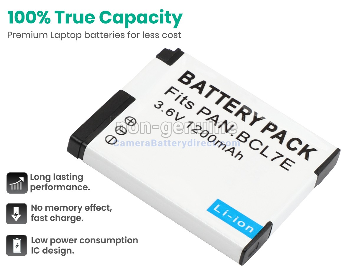 Rechargeable Battery for Panasonic DMW-BCL7E