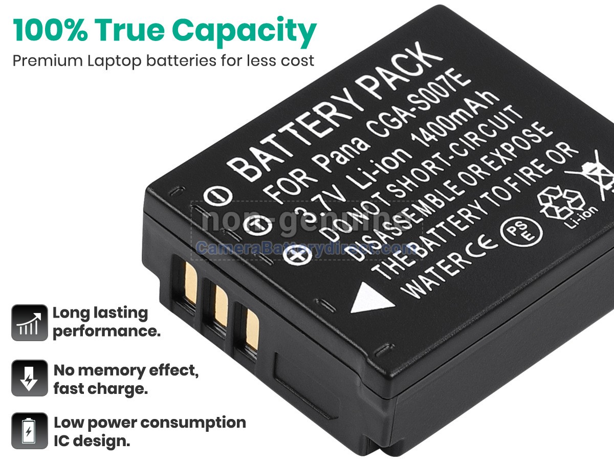 Rechargeable Battery for Panasonic DMC-TZ1