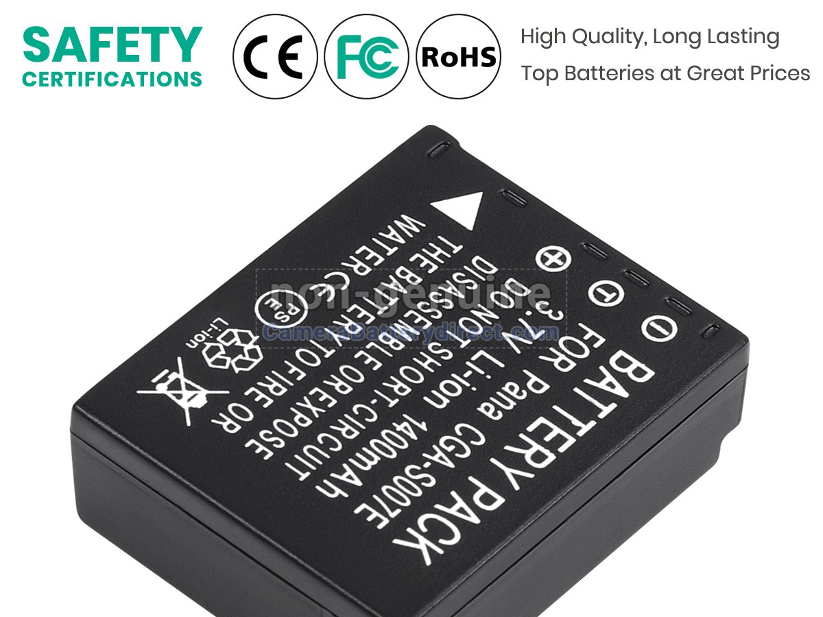 Rechargeable Battery for Panasonic DMC-TZ1