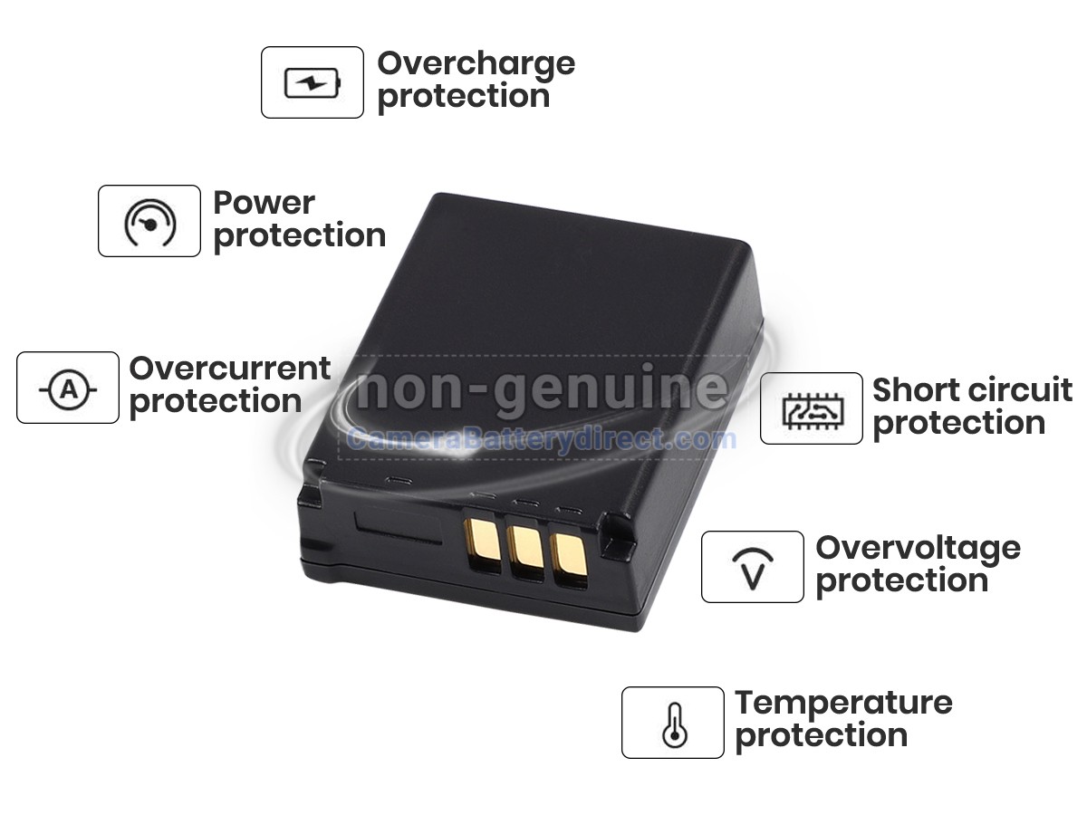 Rechargeable Battery for Panasonic DMC-TZ1