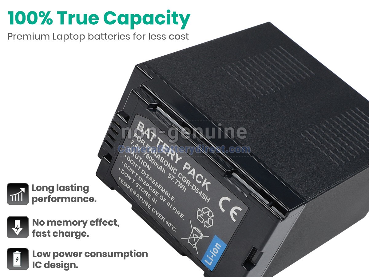 Rechargeable Battery for Panasonic CGA-D54SE/1B