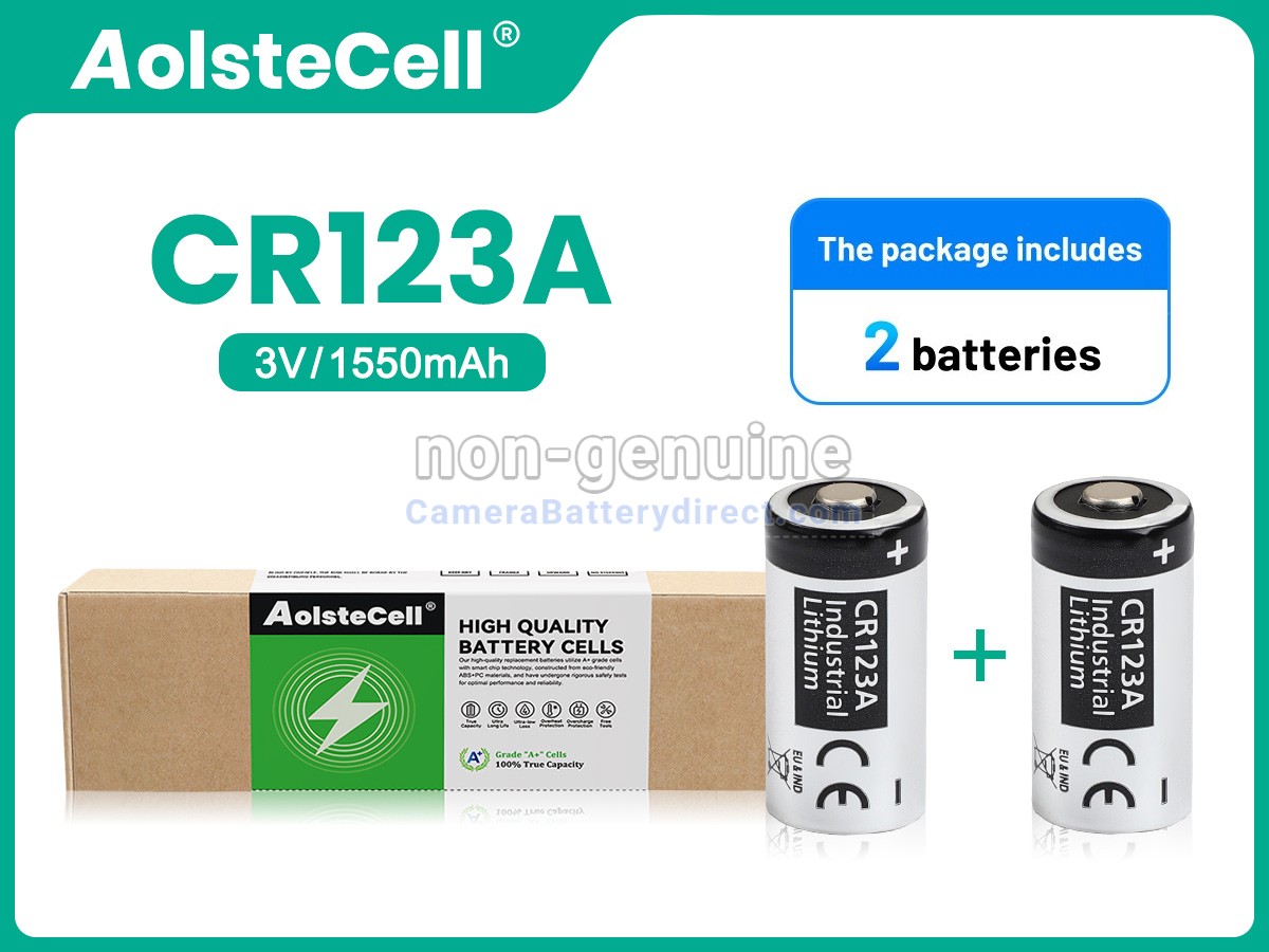 Rechargeable Battery for Panasonic CR123A