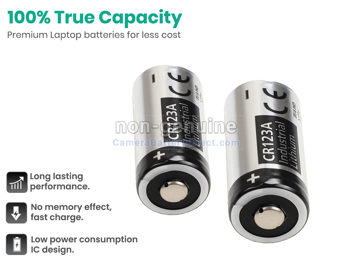 Rechargeable Battery for Panasonic CR123A