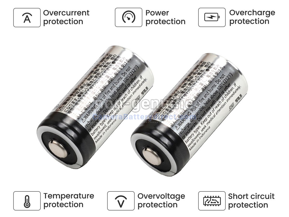 Rechargeable Battery for Panasonic CR123A
