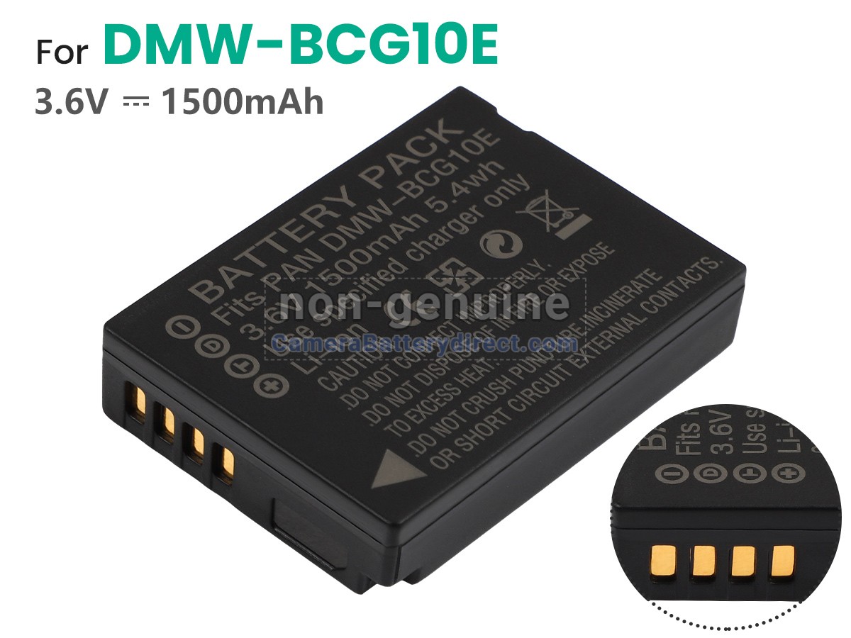 Rechargeable Battery for Panasonic DMW-BCG10