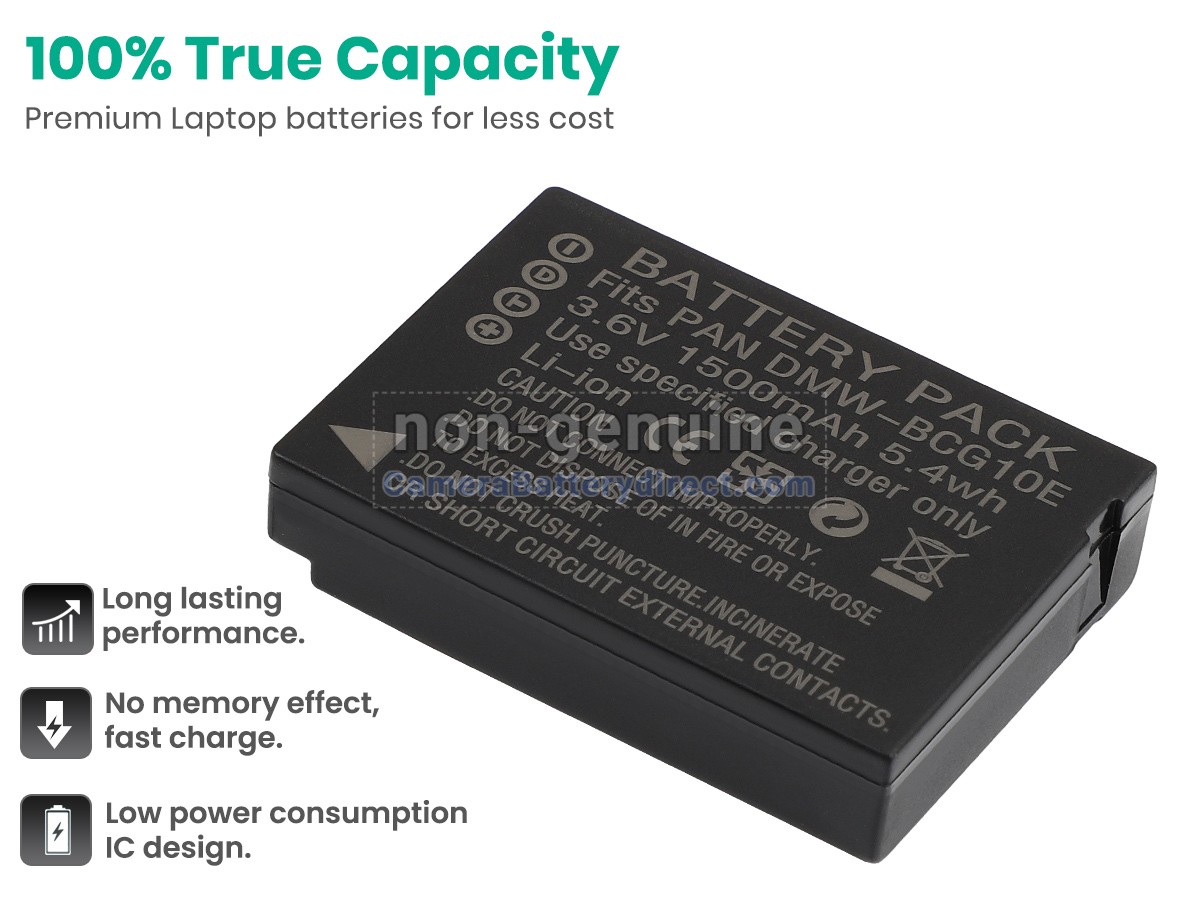 Rechargeable Battery for Panasonic DMW-BCG10
