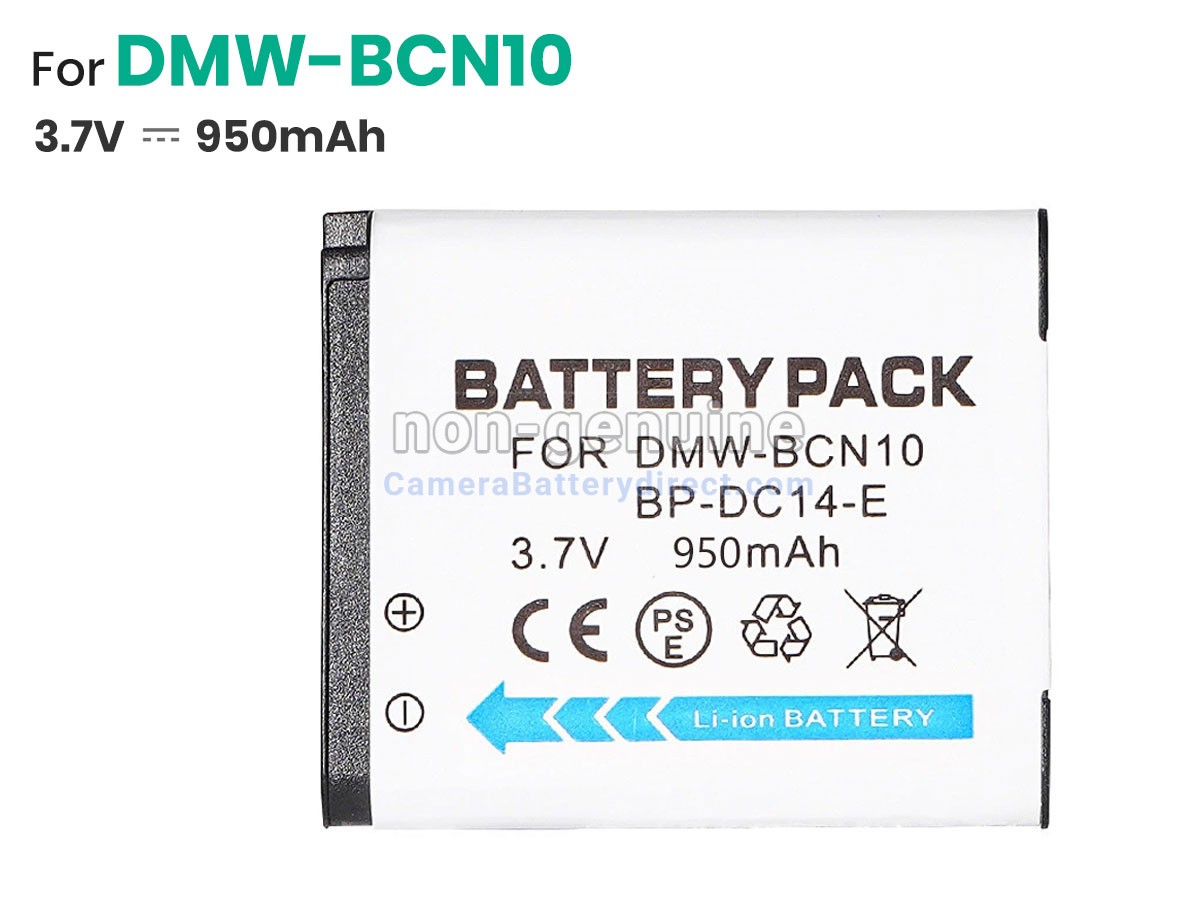 Rechargeable Battery for Panasonic LUMIX DMC-LF1GK
