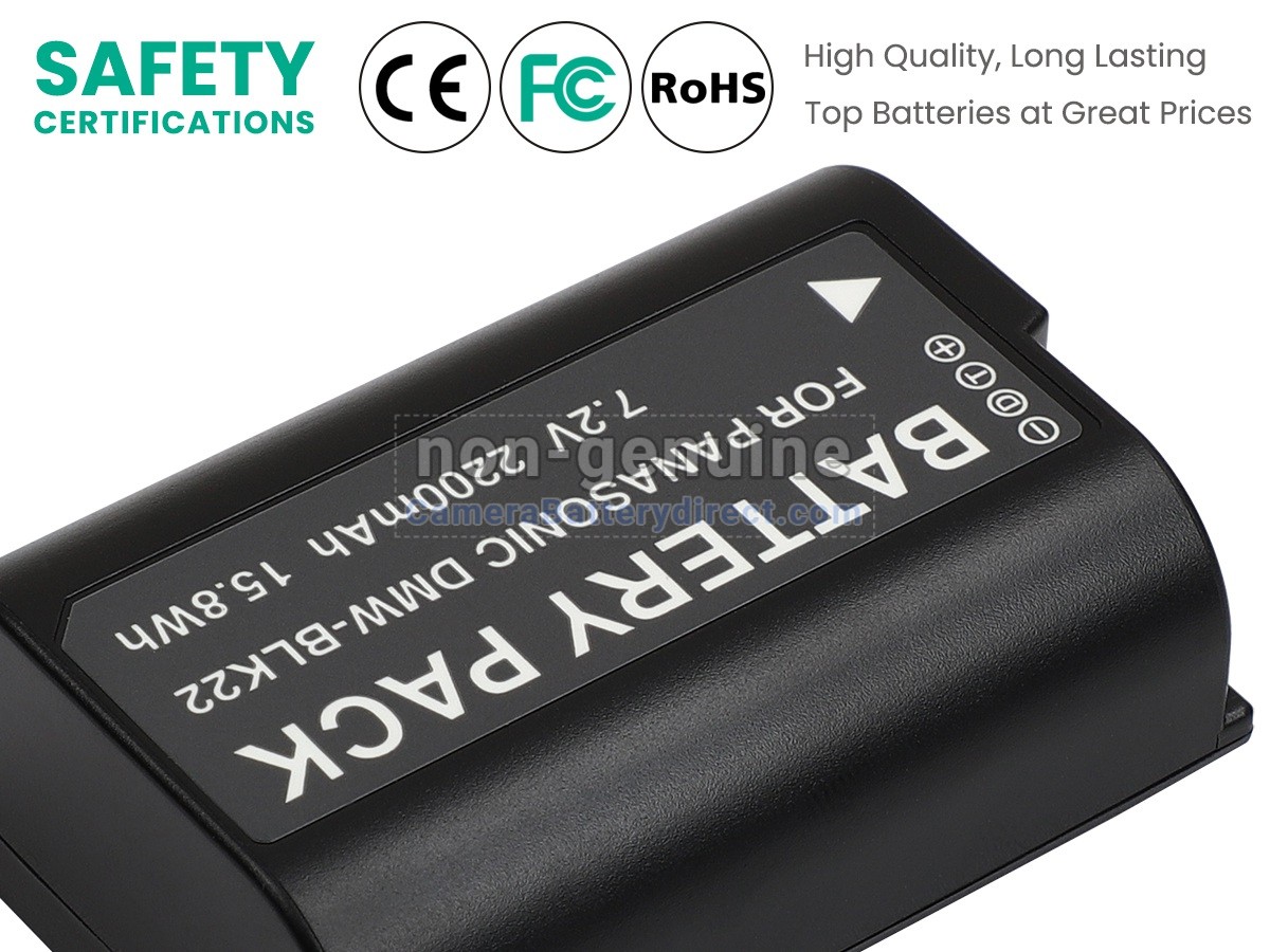 Rechargeable Battery for Panasonic DC-GH6