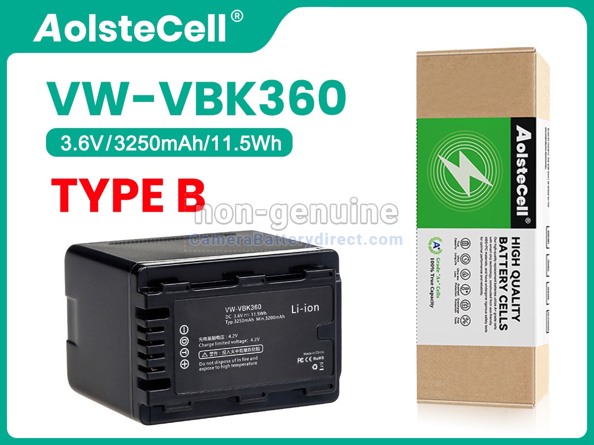 Rechargeable Battery for Panasonic VBK360
