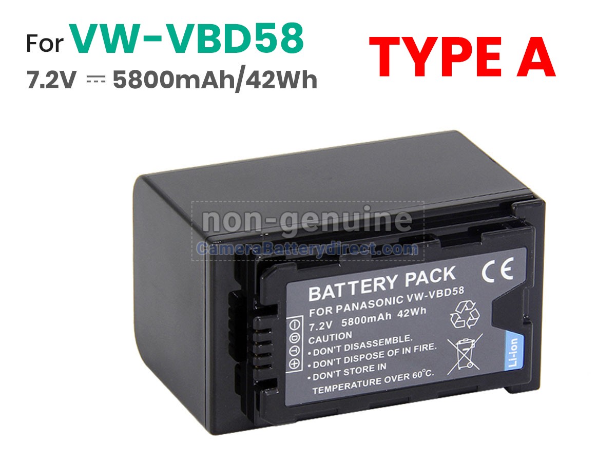 Rechargeable Battery for Panasonic HC-MDH2