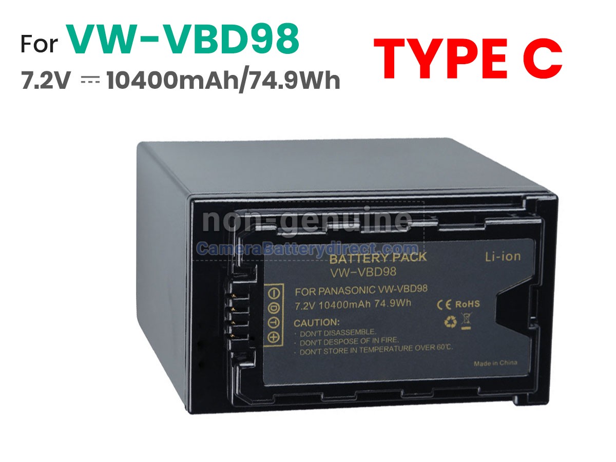 Rechargeable Battery for Panasonic HC-MDH2