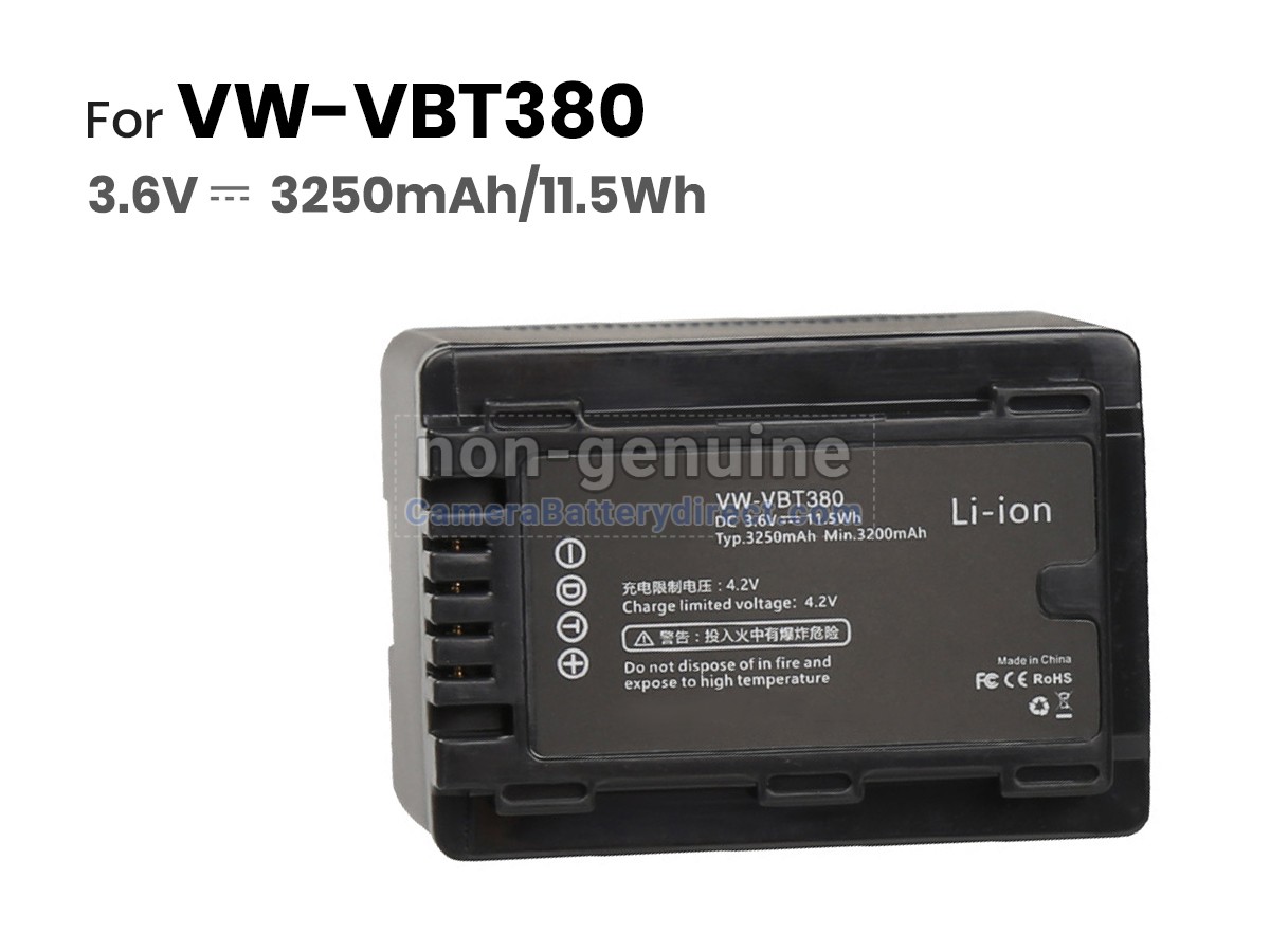 Rechargeable Battery for Panasonic HC-V480M