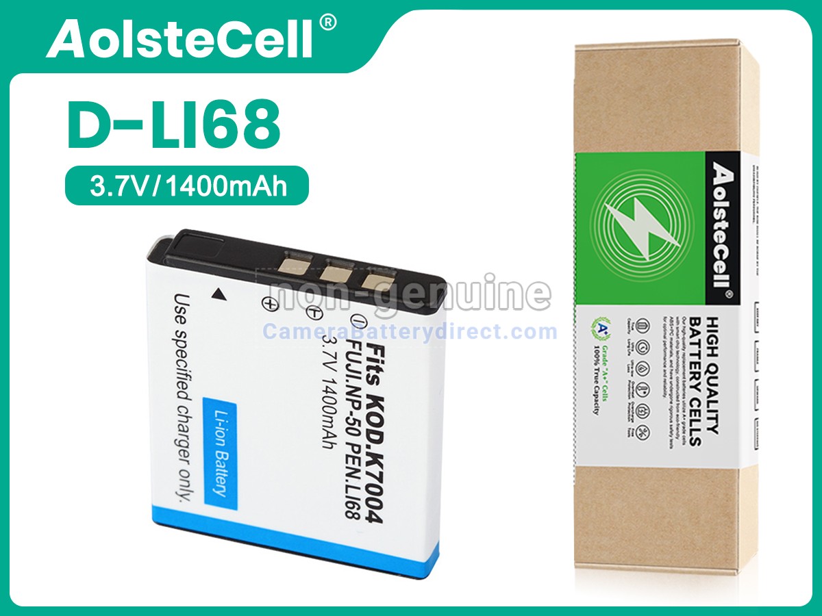 Rechargeable Battery for PENTAX OPTIO A36