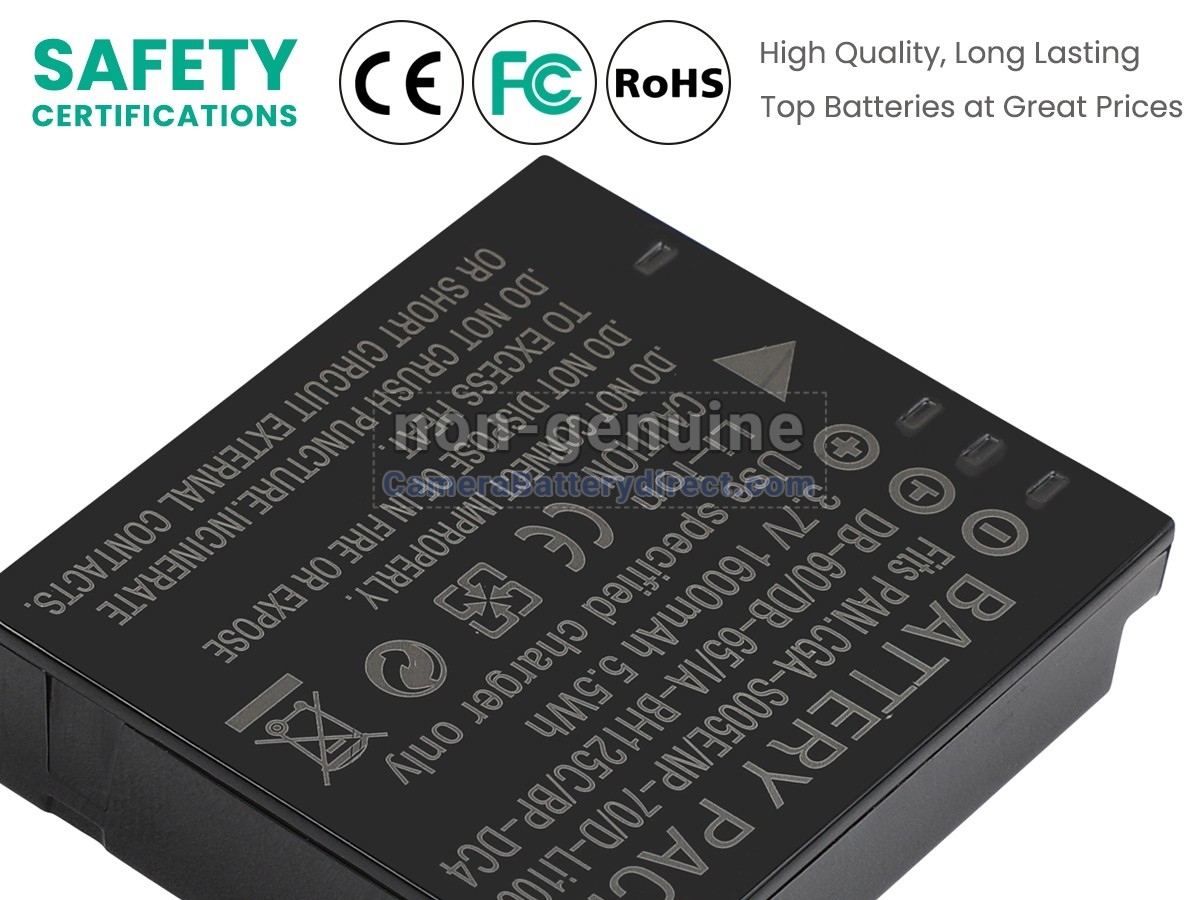 Rechargeable Battery for PENTAX MX-1