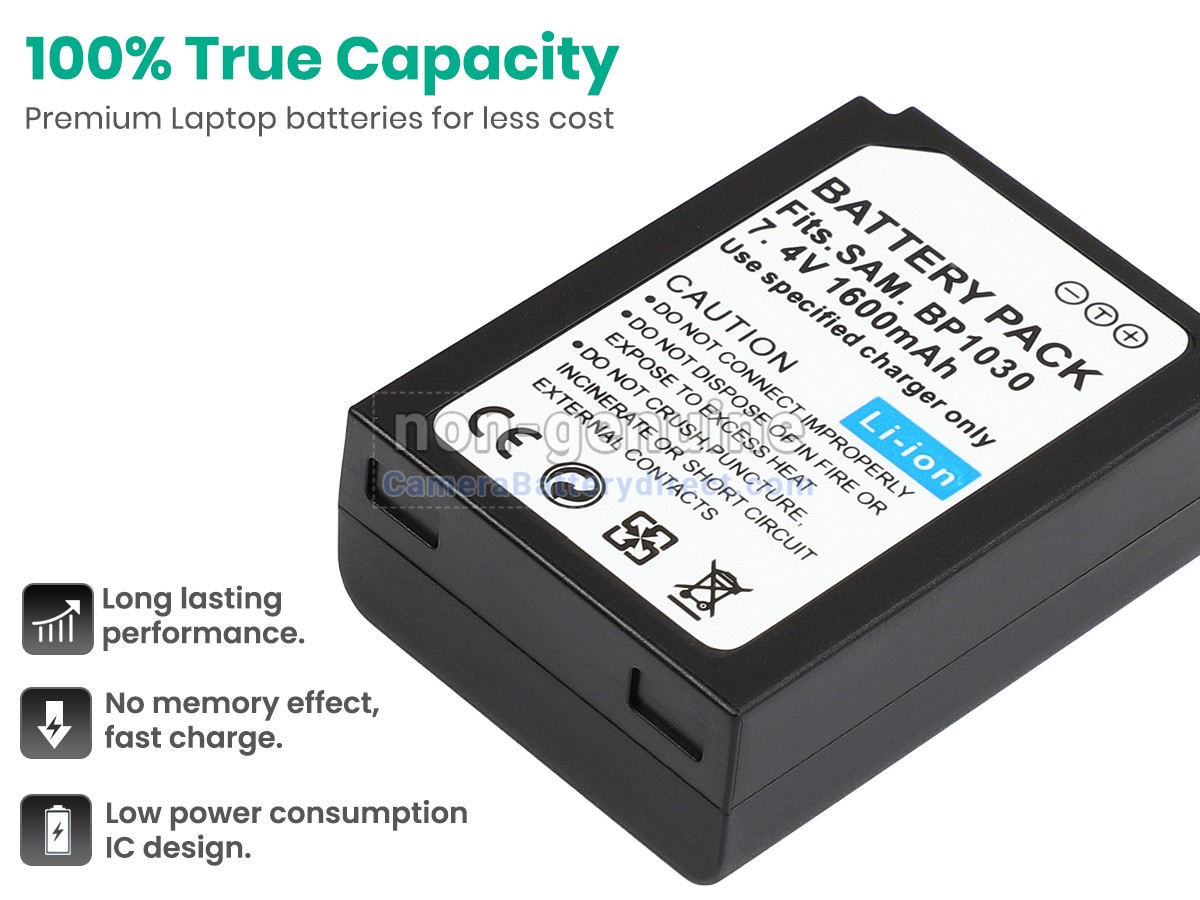 Rechargeable Battery for Samsung EV-NX2000BABUS