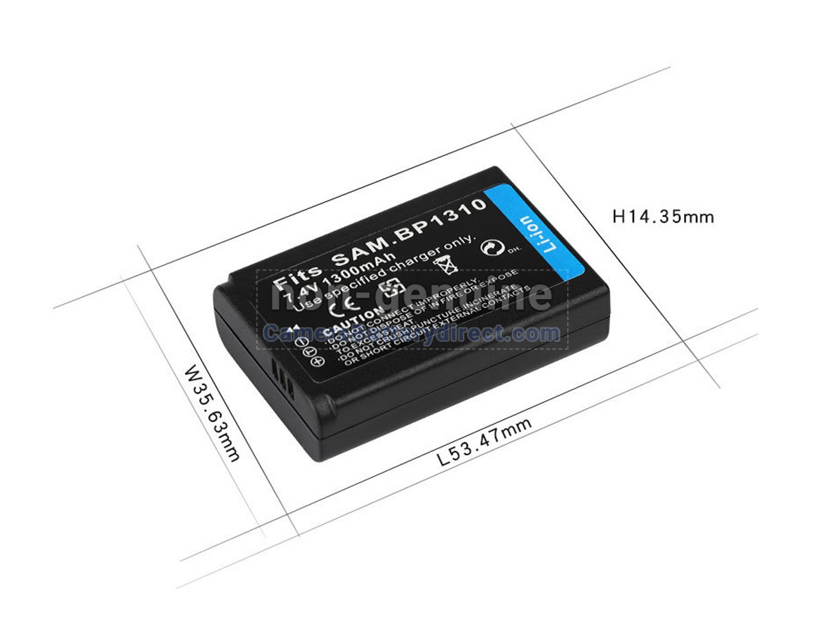 Rechargeable Battery for Samsung BP1310EP
