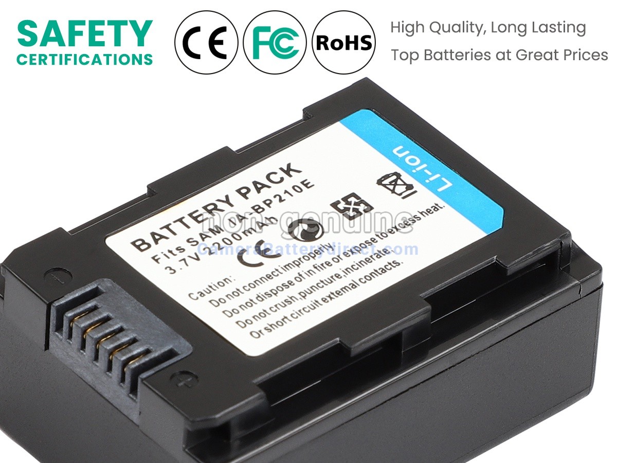 Rechargeable Battery for Samsung HMX-H200