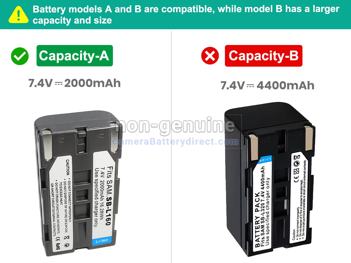 Rechargeable Battery for Samsung SC-L520
