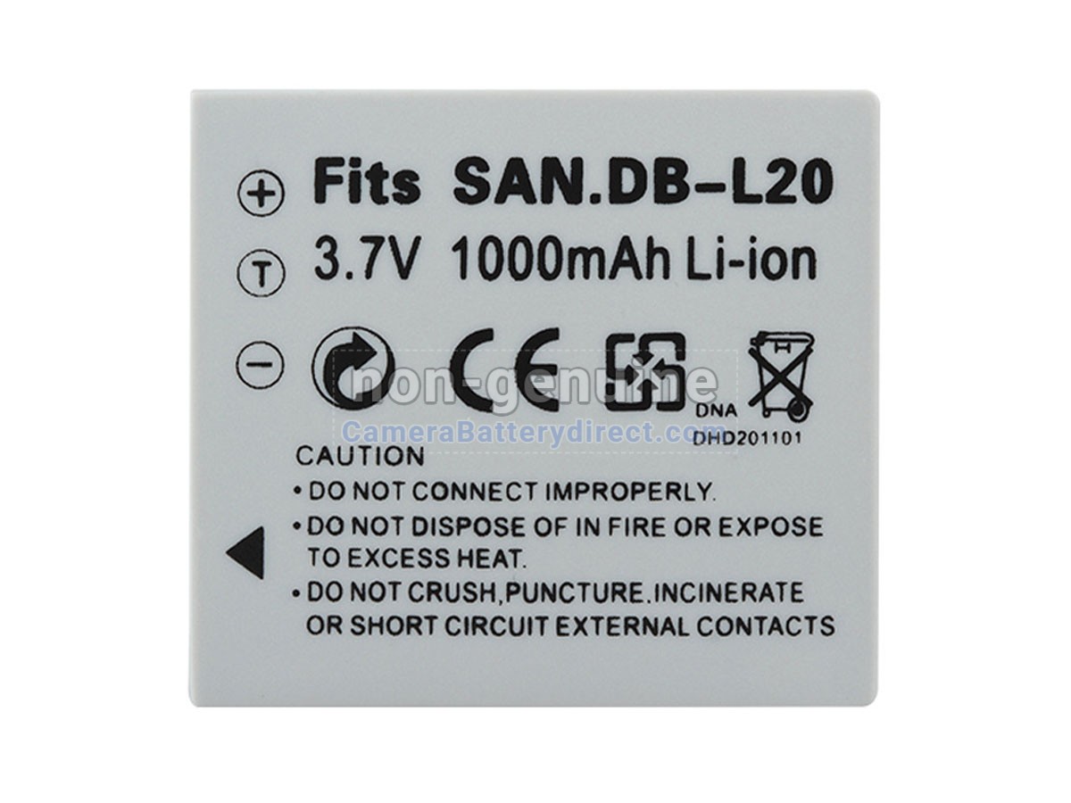 Rechargeable Battery for Sanyo XACTI E1